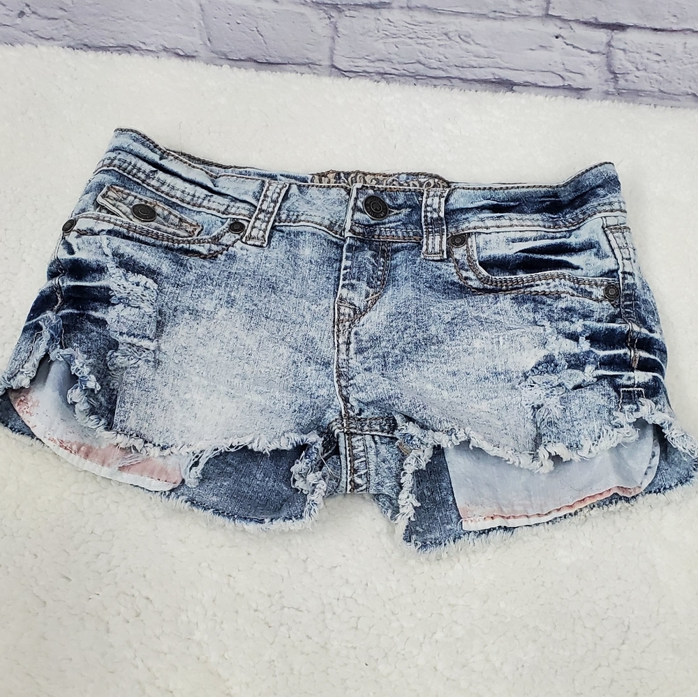 Wallflower Stretchy Denim Shorts Sz 5